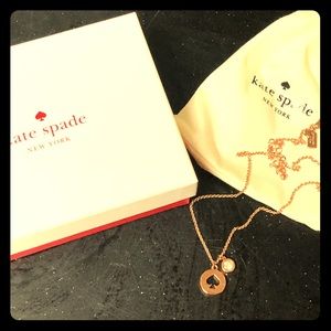 ❤️♠️ Kate Spade Spot the Spade logo necklace NEW